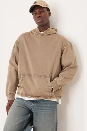 ASOS Sudadera lavado extragrande con capucha y detalle de paneles cosidos de