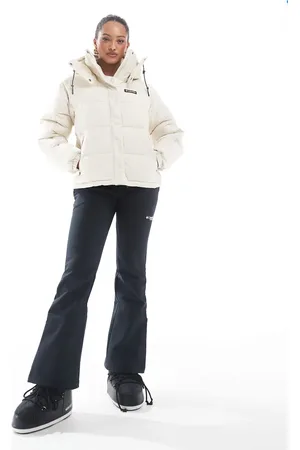Columbia Pantalones de esquí negros Roffee Ridge VI de