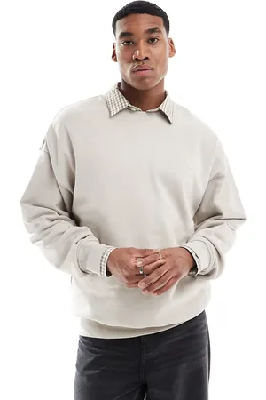 New Look Sudadera color extragrande de -Neutro