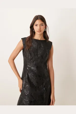 Forever New Vestido corto estructurado con bordados de