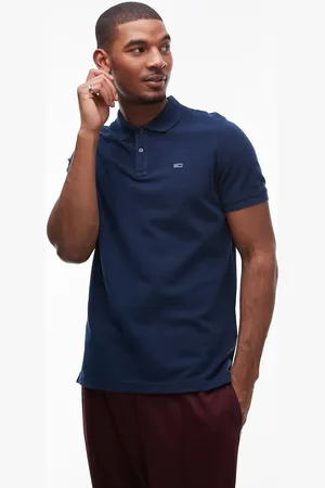 Tommy Hilfiger Polo azul marino básico de corte slim de
