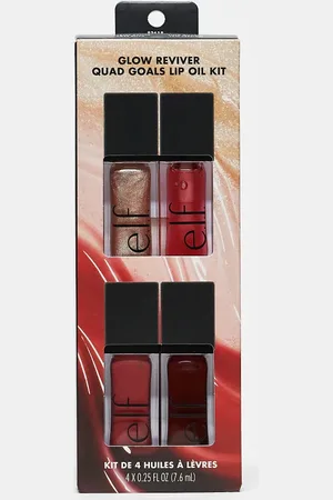 e.l.f. Set de aceites labiales Reviver Quad Goals de