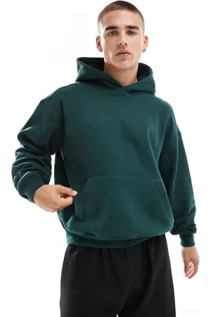 Cotton On Sudadera sin cierres de corte cuadrado con capucha de Cotton On