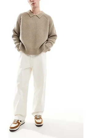 JACK & JONES Vaqueros color crudo holgados Alex de -Blanco