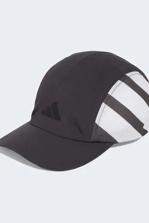 adidas Gorra negra con diseño de 3 paneles Climacool de -Negro