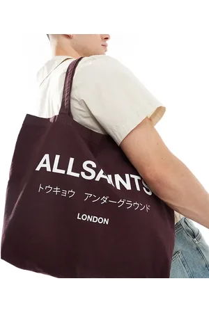 AllSaints Bolso tote burdeos Underground exclusivo en ASOS de -Morado