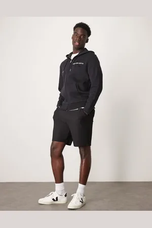 SELECTED Pantalones cortos negros plisados de (parte de un conjunto)