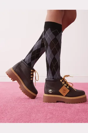 Timberland Botas oscuro de cuero Stone Street Nellie de