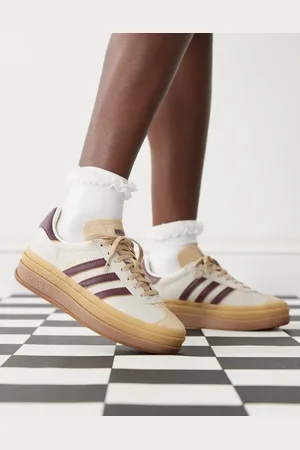 adidas Zapatillas de deporte color y burdeos Gazelle Bold de -Blanco