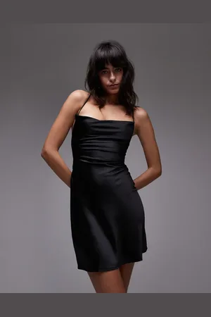 MANGO Vestido corto de tirantes con lazada en la espalda de