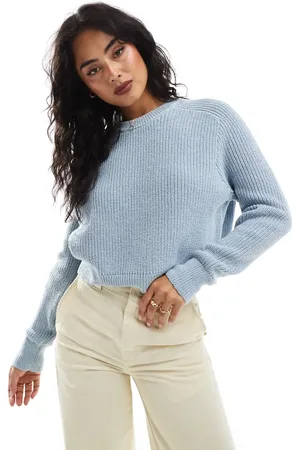 Cotton On Jersey azul con cuello redondo de Cotton On