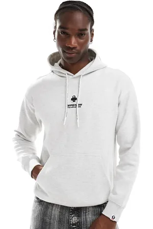 A Bathing Ape Sudadera jaspeado con capucha y detalle de trébol de -Negro