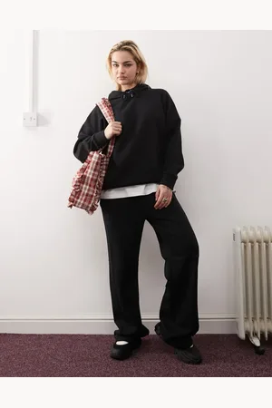 Noisy May Joggers negros de pernera ancha de (parte de un conjunto)