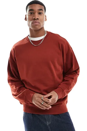 New Look Sudadera color óxido extragrande de -Marrón