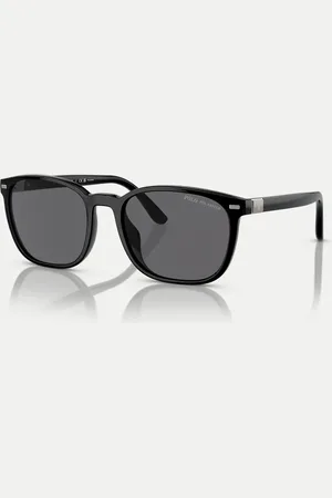 Ralph Lauren Gafas de sol rectangulares con lentes grises polarizadas Ph4208u de Polo