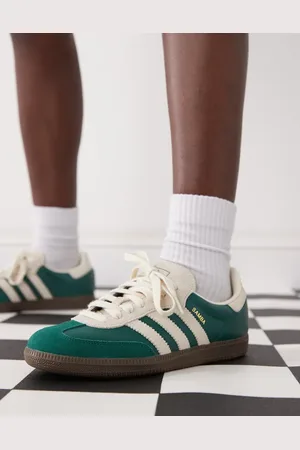 adidas Zapatillas de deporte verdes y beis Samba OG de