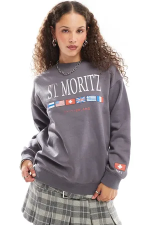 Daisy Street Sudadera con estampado gráfico "St. Moritz" de