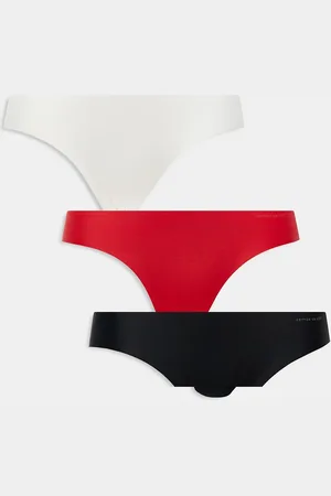 Cotton On Pack de 3 braguitas de color rojo, negro y crema de estilo bikini sin costuras Party Pants de Cotton On-Multicolor