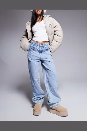 ASOS Vaqueros azules de corte barrel holgado con lavado claro de Weekend Collective