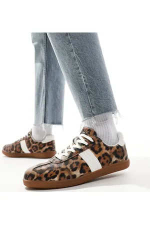 ONLY Zapatillas de deporte con estampado animal de