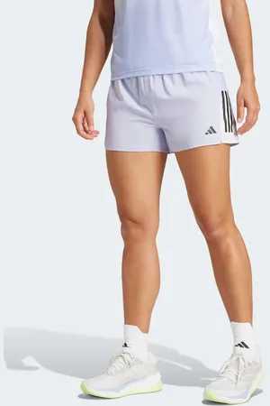 adidas Pantalones cortos morados con diseño color block Own The Run Climacool de adidas Running