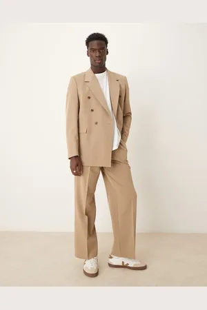 ASOS Pantalones de traje color de corte bombacho de -Neutro