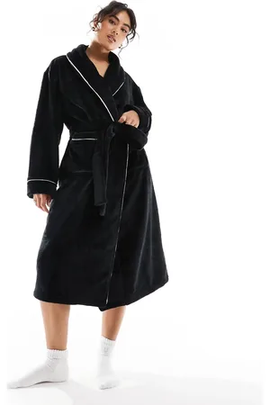 ASOS Albornoz midi de felpa supersuave premium de
