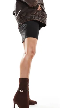 Simmi London Botines marrones Larisay de SIMMI London Wide Fit-Marrón