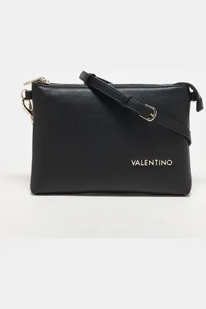 VALENTINO Clutch grande negro con correa para la muñeca Jasmin de Valentino