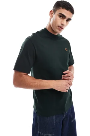 Fred Perry Camiseta bosque extragrande de tejido grueso de
