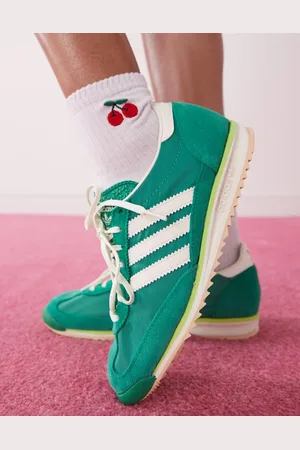 adidas Zapatillas de deporte verdes y blancas SL 72 OG de