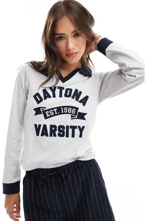 Cotton On Polo con estampado gráfico "Daytona Varsity" de Cotton On