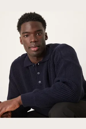 ASOS Polo de corte cuadrado extragrande de canalé de