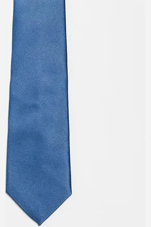 ASOS Corbata azul de satén de