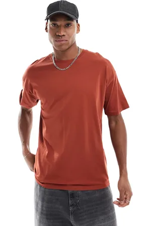 New Look Camiseta extragrande en color óxido de -Marrón