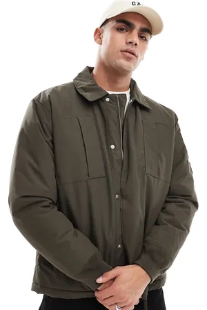 River Island Chaqueta utilitaria acolchada de -Verde