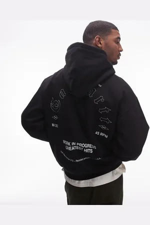 Carhartt Sudadera negra con capucha Greatest Hits de