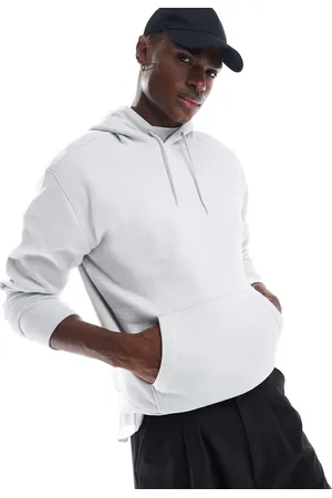 Hollister Sudadera holgada con capucha y logo de icono de