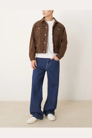 Calvin Klein Vaqueros de corte suelto y estilo años 90 con lavado oscuro de -Azul