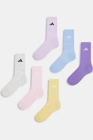 adidas Pack de 6 pares de calcetines de colores pastel de