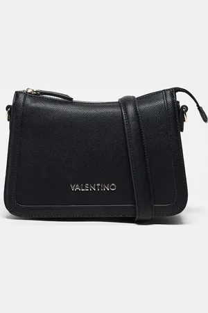 VALENTINO Bolso de hombro negro de corte depurado con correa bandolera desmontable Ivy de Valentino