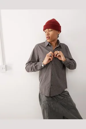 Weekday Camisa a cuadros negros Oscar de