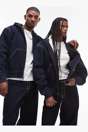 Dickies Chaqueta vaquera enjuagado con capucha Loose Wave de