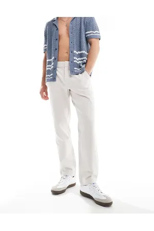 River Island Joggers de vestir color crudo sin cierres de - neutro