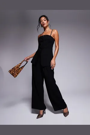 River Island Top de tirantes abotonado de