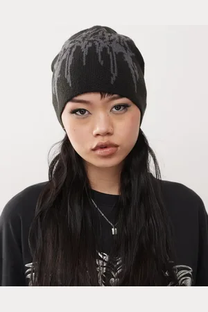 Weekday Gorro con detalle gráfico de jacquard de
