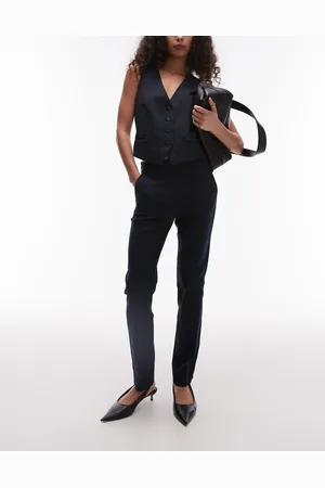 MANGO Pantalones de sastre de corte slim de