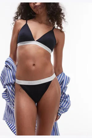 Tommy Hilfiger Braguitas brasileñas con cinta del logo blanca de