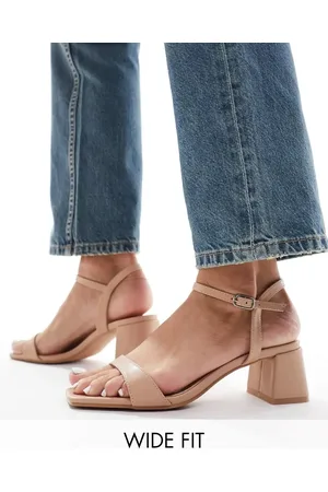Glamorous Sandalias de tacón bajo de bloque de -Neutro