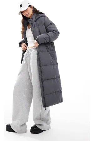 French Connection Abrigo de plumas largo premium de